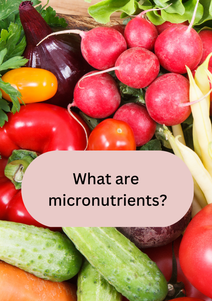 What are micronutrients? AR Nutrition